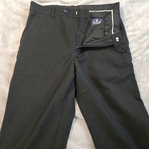 Stafford men's dress slacks, black, 32x32